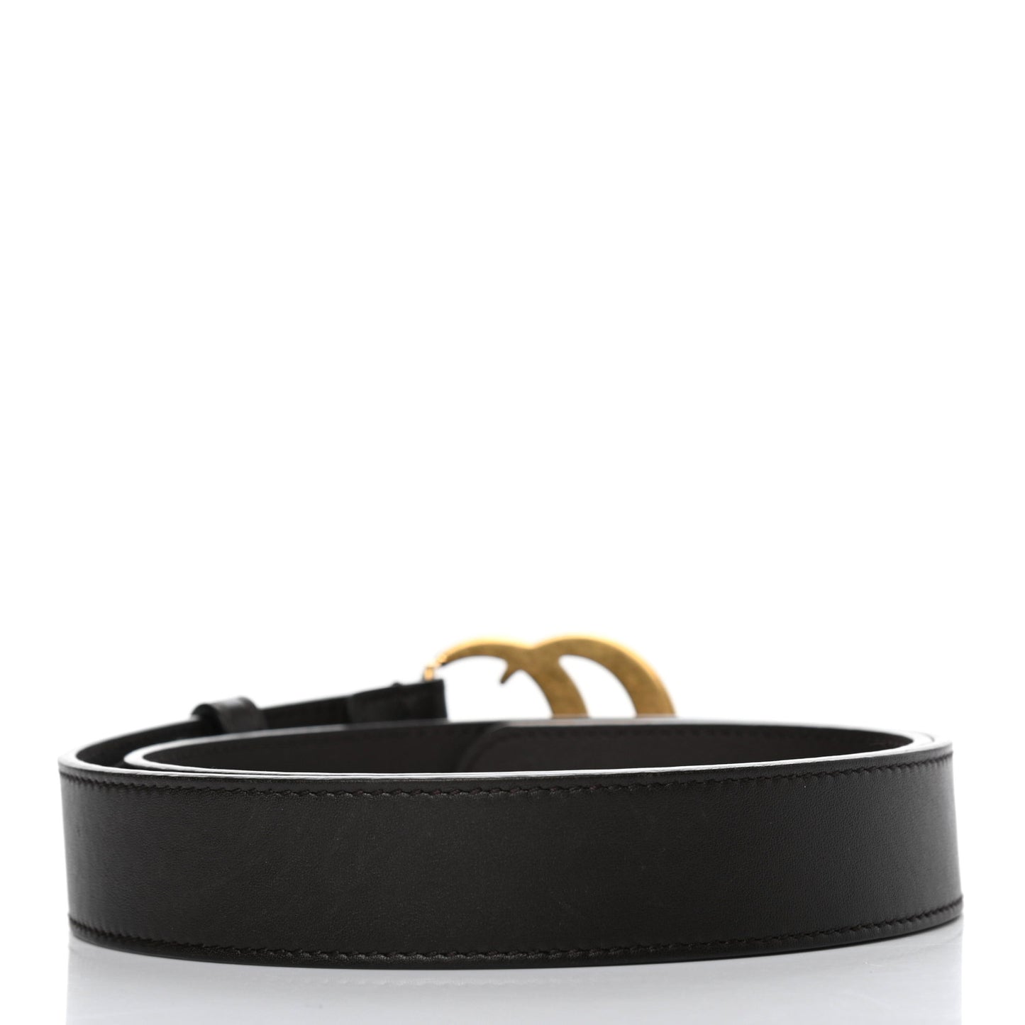 Calfskin Double G 30mm Belt 80 32 Dark Cocoa