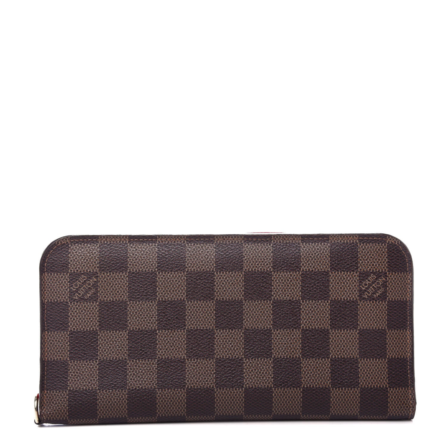 Louis Vuitton Damier Ebene Insolite Wallet Red 1 of 7