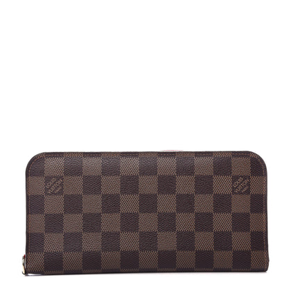 Louis Vuitton Damier Ebene Insolite Wallet Red 1 of 7