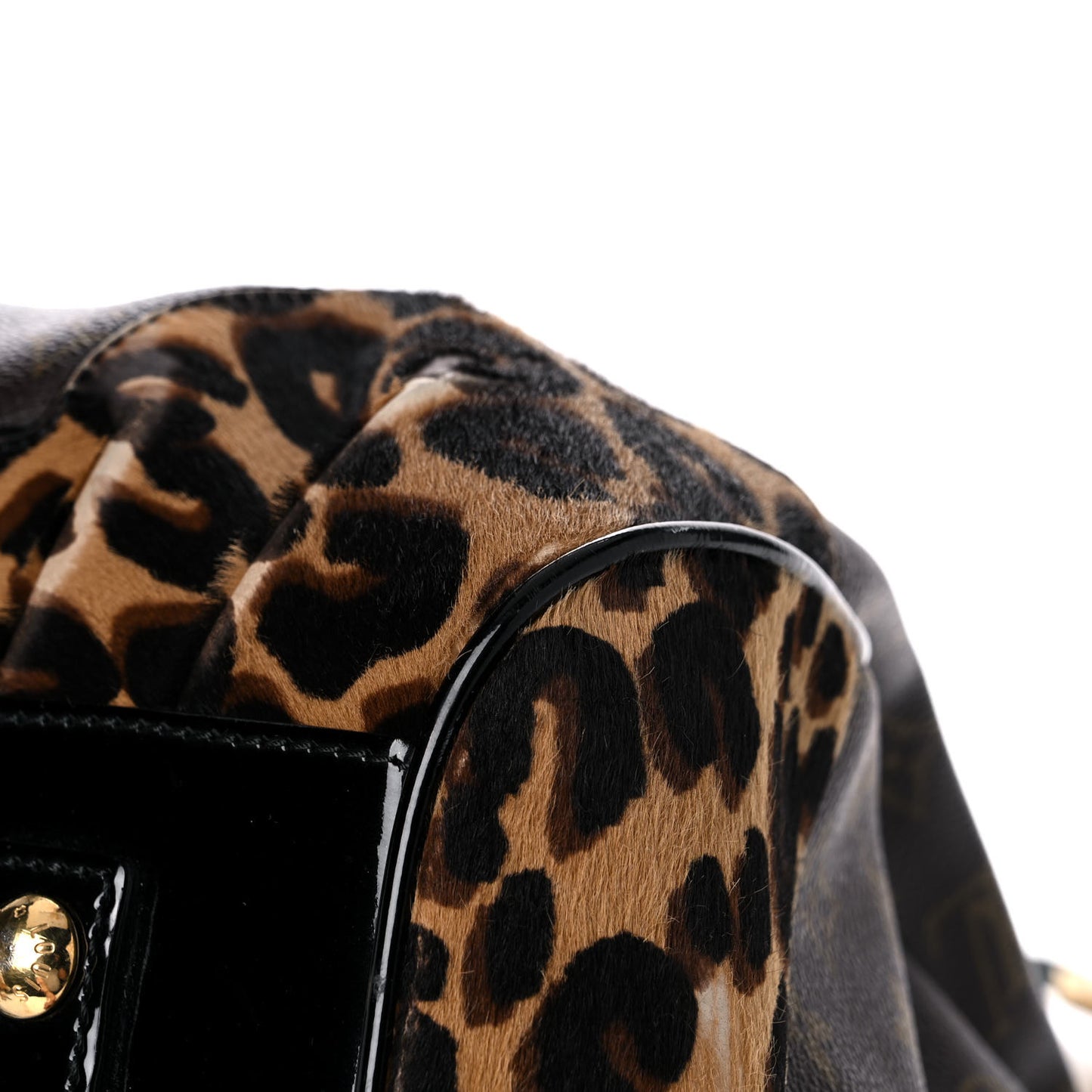Monogram Leopard Stephen Bag