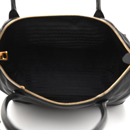 Prada Tessuto Nylon Saffiano Tote Black 5 of 12