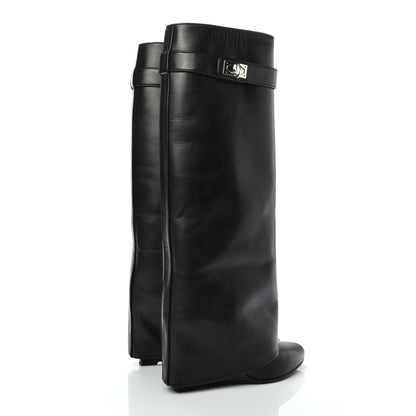 Givenchy Calfskin Newton Over The Knee Boots 36.5 Black 4 of 9