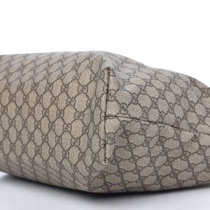 Gucci GG Supreme Monogram Medium Zippered Shopping Tote Off White 7 of 11