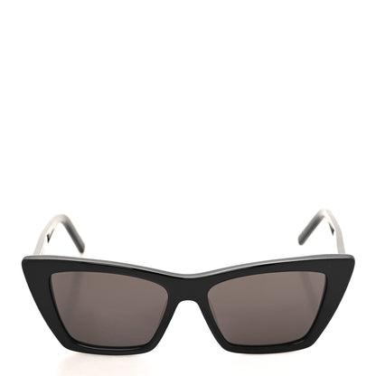 Saint Laurent Acetate Mica Cat Eye Sunglasses SL 276 Black 2 of 8