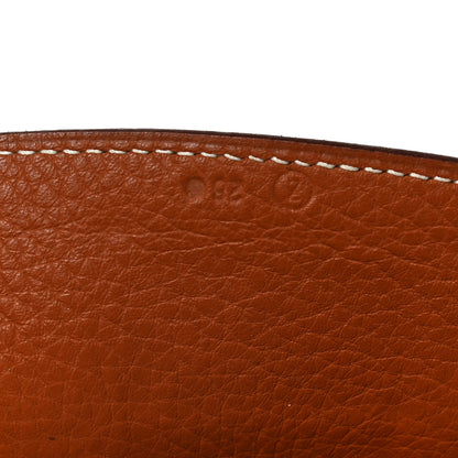 Hermes Taurillon Clemence Sherpa Backpack Gold 10 of 19