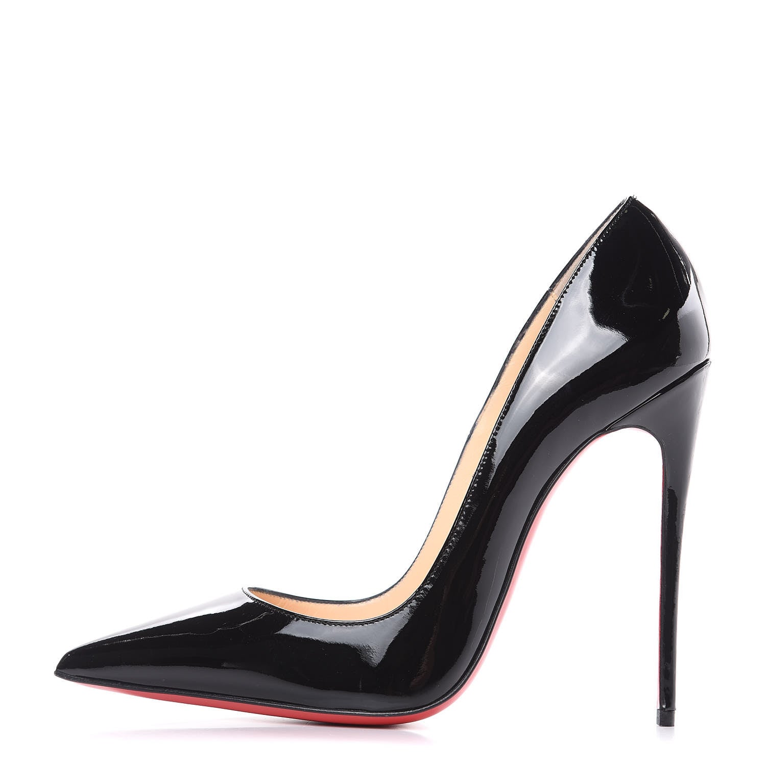 Christian Louboutin Patent So Kate 120 Pumps 38.5 Black 1 of 8
