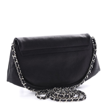 Chanel Caviar Half Moon Wallet On Chain WOC Black 3 of 12