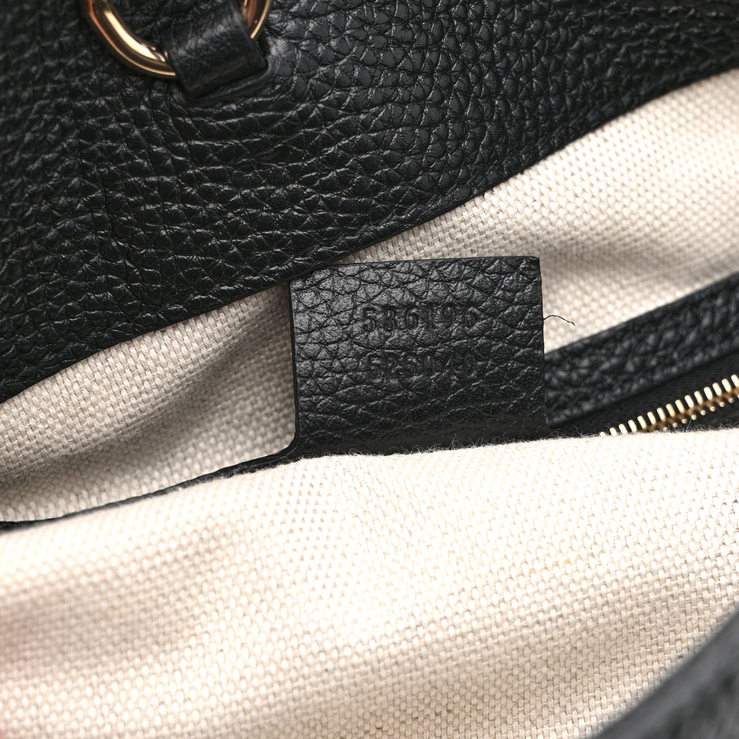 Pebbled Calfskin Medium Soho Chain Shoulder Bag Black