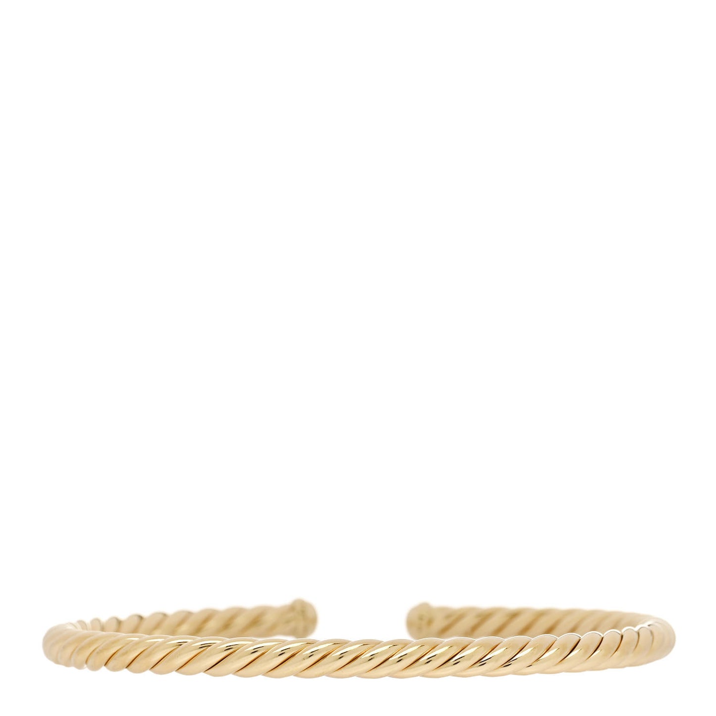 18K Yellow Gold 4mm Cablespira Bracelet