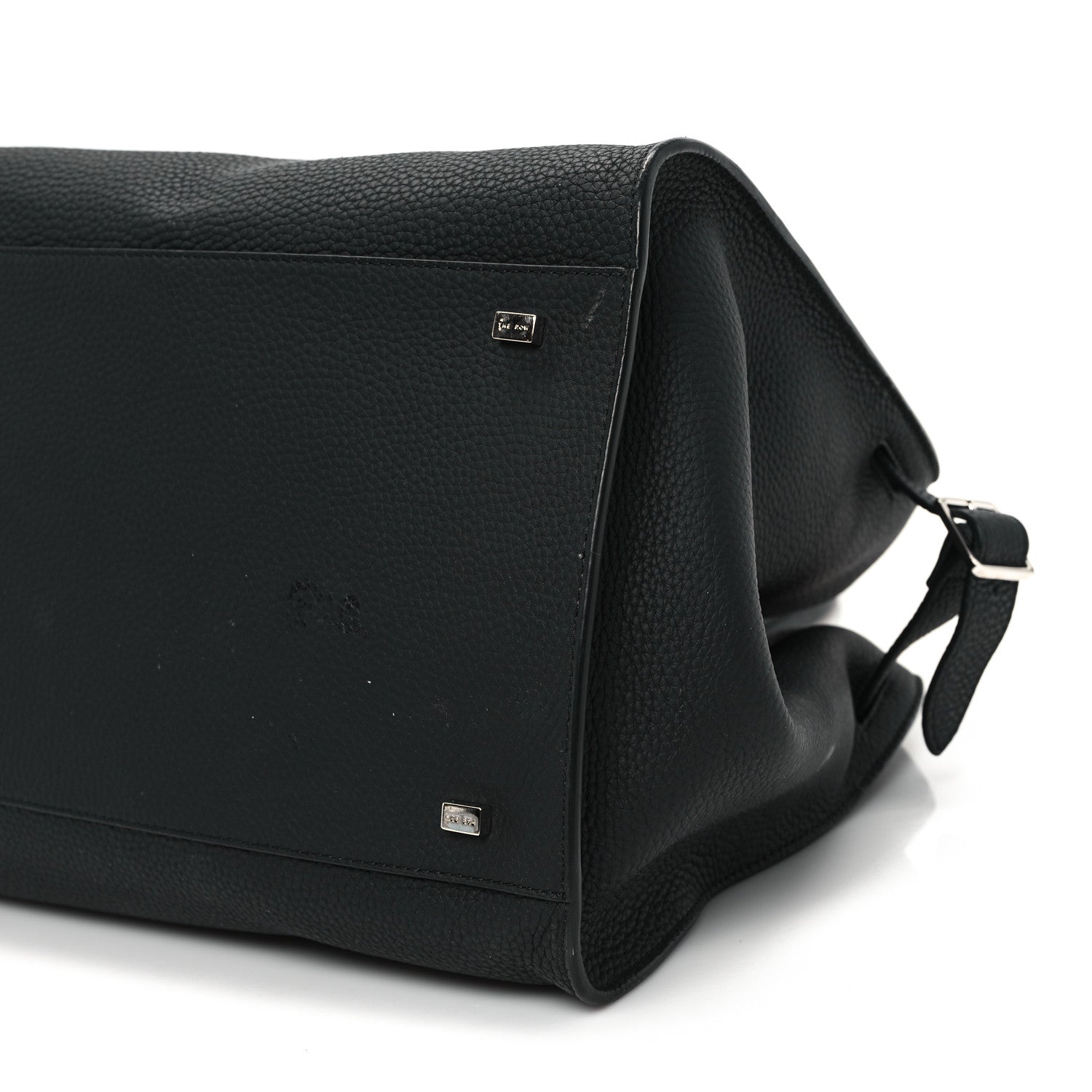 The Row Matte Grained Calfskin Soft Margaux 15 Black 7 of 8