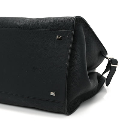 The Row Matte Grained Calfskin Soft Margaux 15 Black 7 of 8