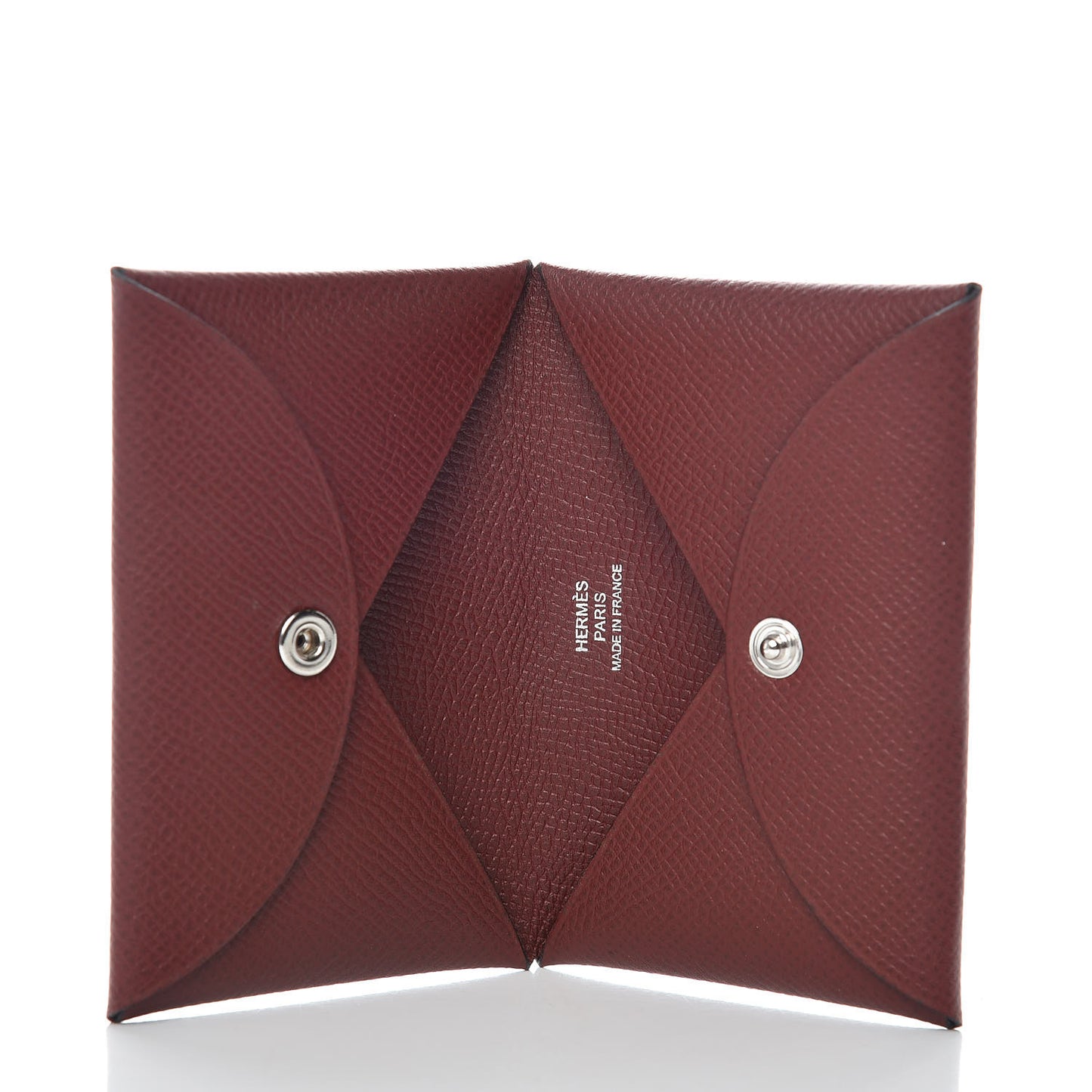 Epsom Calvi Card Case Rouge H