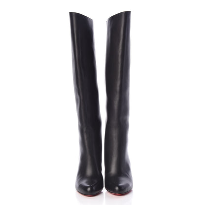 Christian Louboutin Calfskin Opera Marmara Botta 85 Tall Boots 39 Black 2 of 8