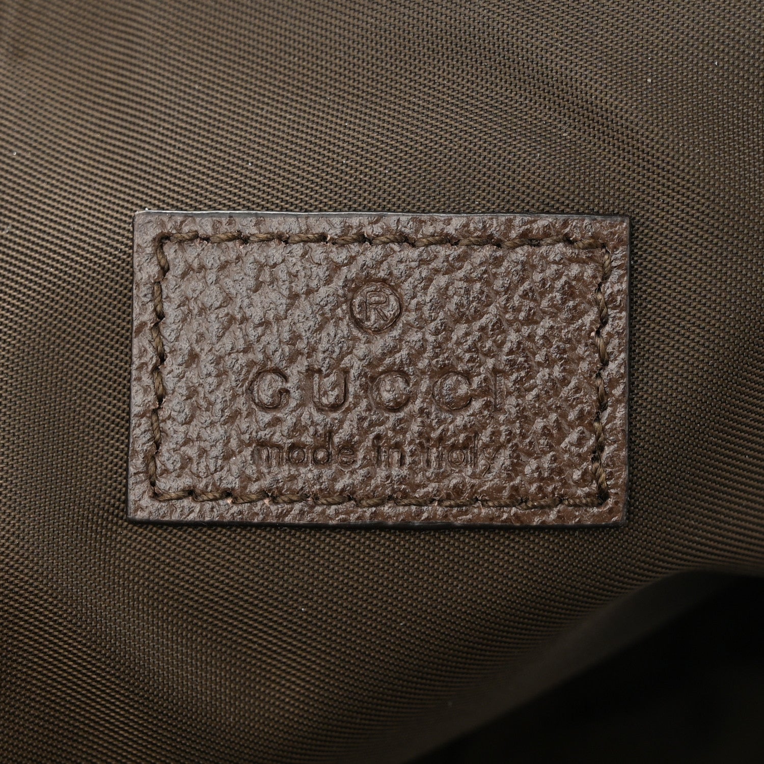 Gucci GG Supreme Monogram Textured Calfskin Web Large Ophidia Cosmetic Case Beige Ebony New Acero 6 of 11