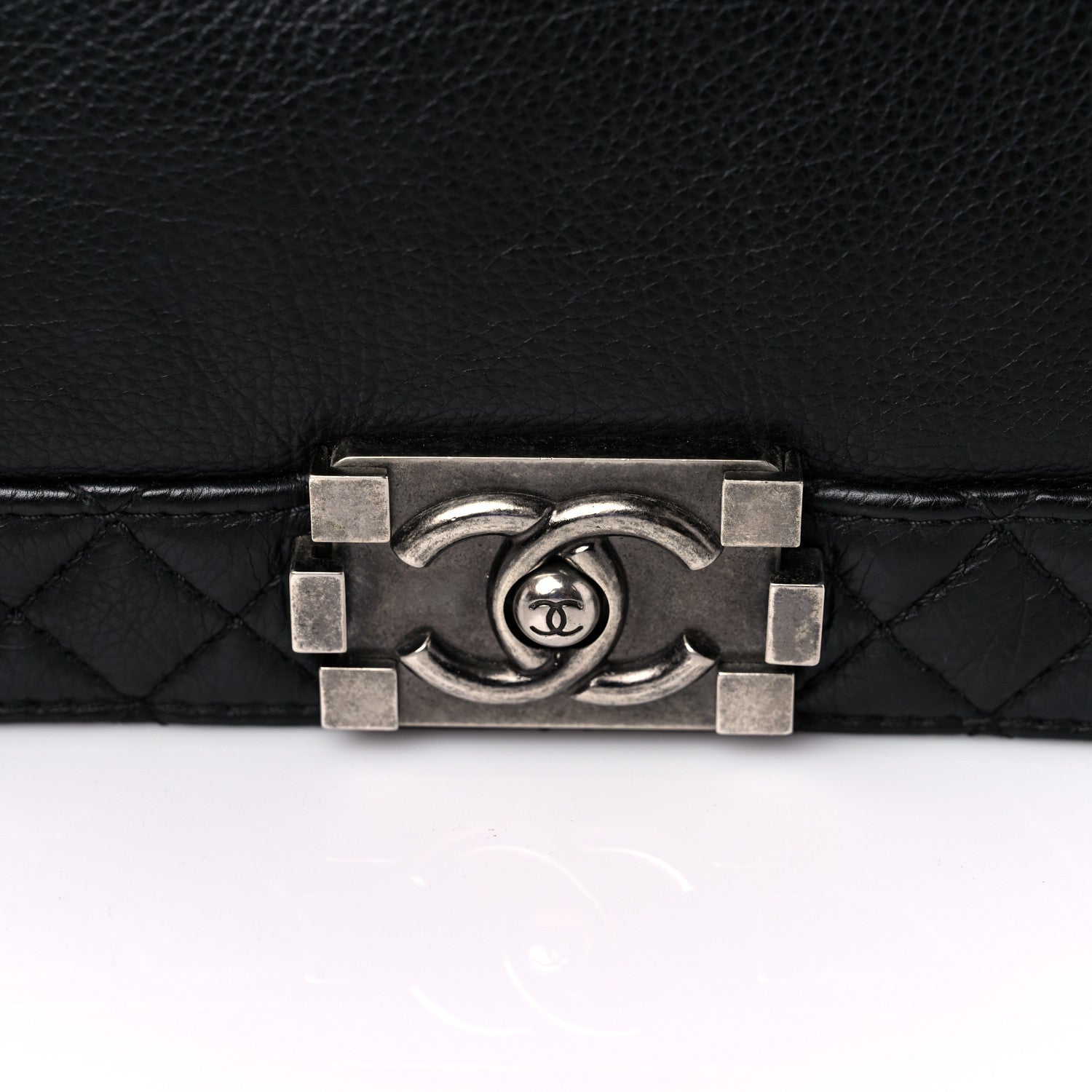 Chanel Calfskin New Medium Boy Reverso Flap Black 14 of 15