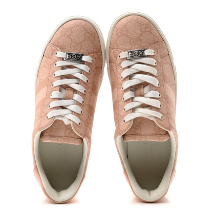 Gucci GG Supreme Tonal Web Womens New Ace Sneakers 35.5 Pink 2 of 10