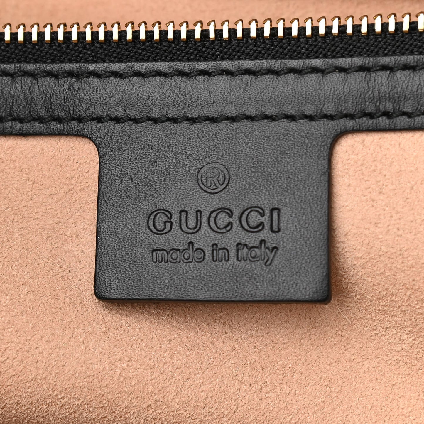 Suede Patent GG Web Medium Ophidia Tote Bag Black