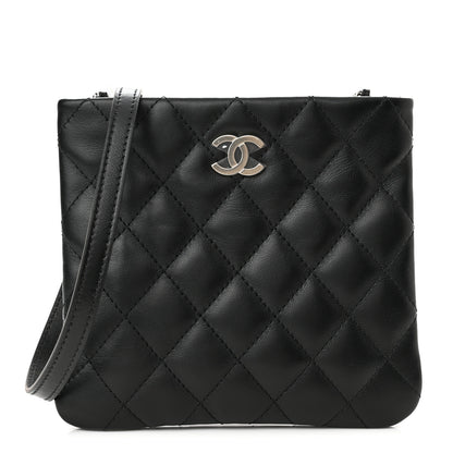 Chanel Lambskin Quilted Crossbody Bag Black 1 of 11