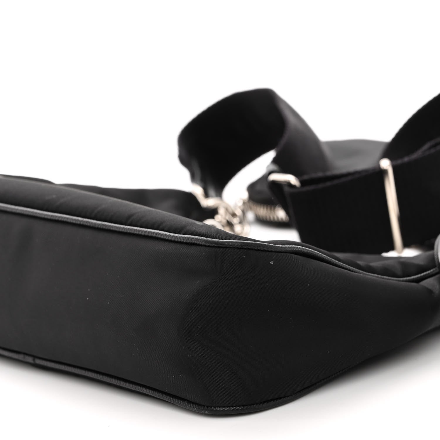 Prada Nylon Re-Edition 2005 Shoulder Bag Black 9 of 10