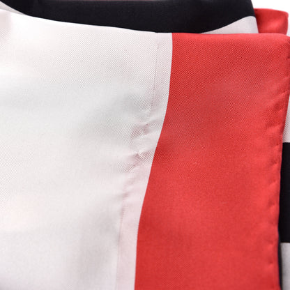 Gucci Silk Gucci World Square Scarf Ivory Red 5 of 5