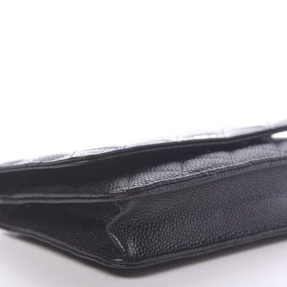 Chanel Caviar Quilted Wallet On Chain WOC Black 9 of 12