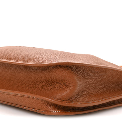 Hermes Taurillon Clemence Evelyne III GM Gold 10 of 10