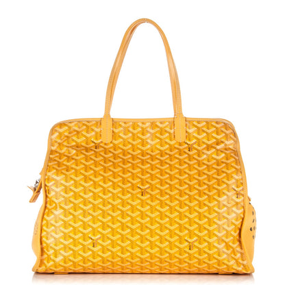 Goyard Goyardine Sac Hardy Pet Carrier PM Yellow 1 of 6