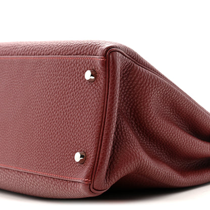 Hermes Togo Kelly Retourne 35 Rouge H 10 of 15