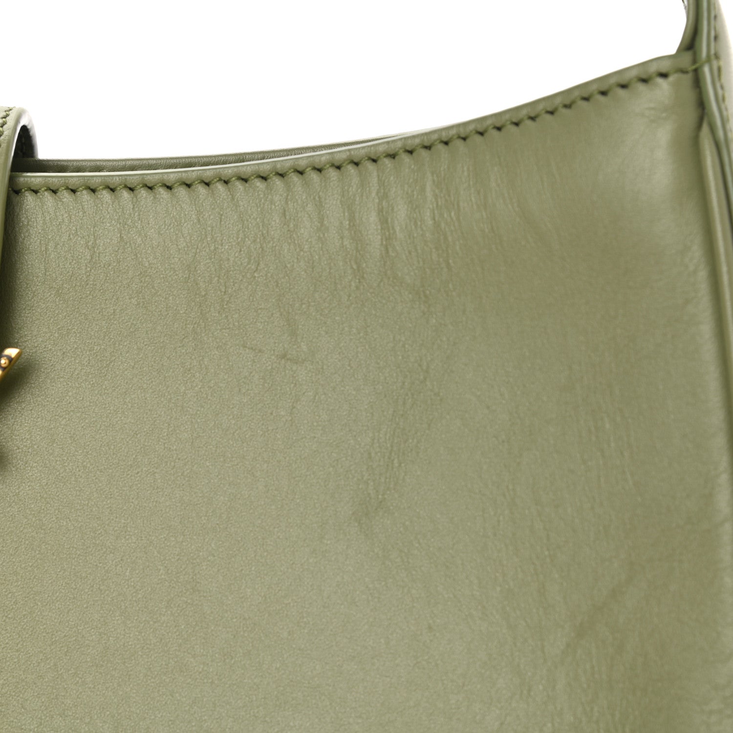 Saint Laurent Smooth Calfskin Le 5 A 7 Hobo Pistache 10 of 11