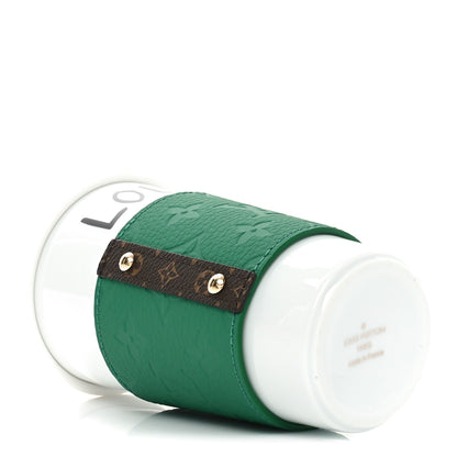 Louis Vuitton Porcelain Taurillon Louis Cup Green 4 of 10