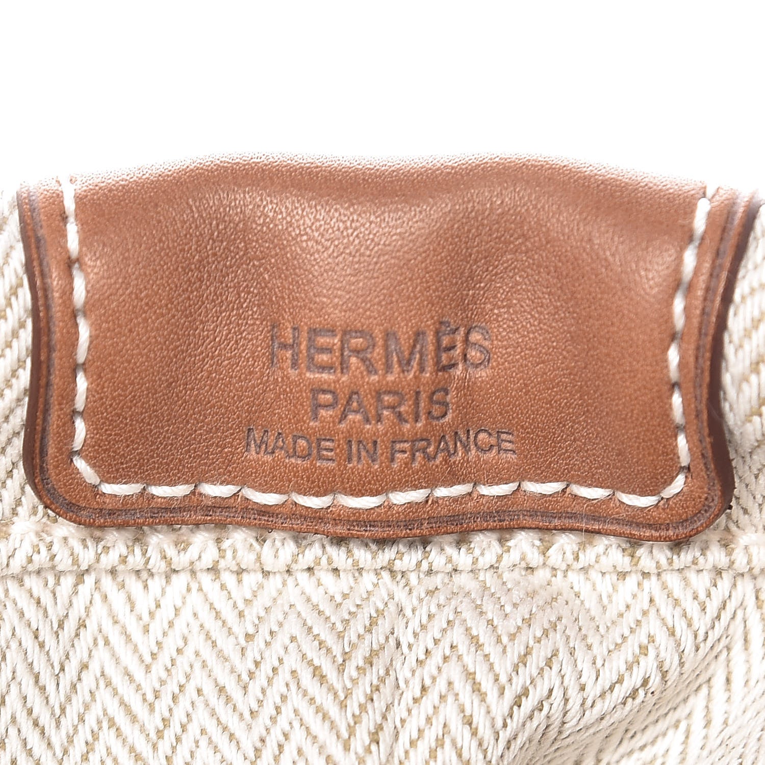 Hermes Canvas Barenia Fourbi 20 PM Pouch Naturel Fauve 6 of 12