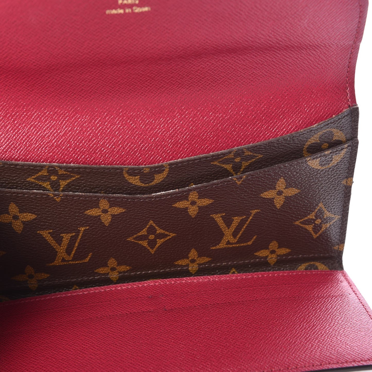 Monogram Josephine Wallet Fuchsia