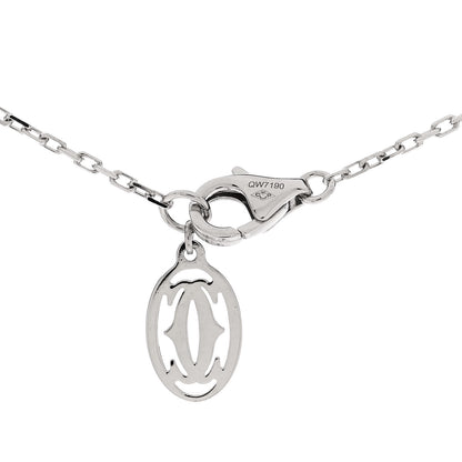 Cartier 18K White Gold Diamond SM D'Amour Pendant Necklace 5 of 5