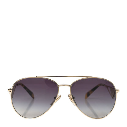Prada Aviator Sunglasses SPR 73Z Gold Tortoise 2 of 7