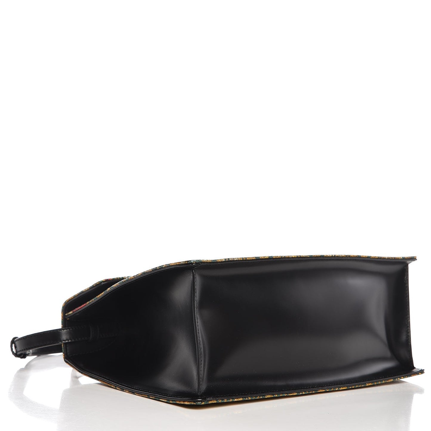 Iridescent Brocade Medium Sylvie Top Handle Bag Gold