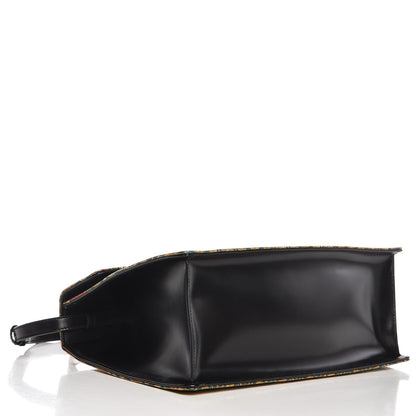Gucci Iridescent Brocade Medium Sylvie Top Handle Bag Gold 4 of 8