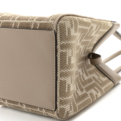 Fendi Fabric Jacquard Vitello Grace FF 1974 Mini Fendi Origami Dove White Dove 10 of 11