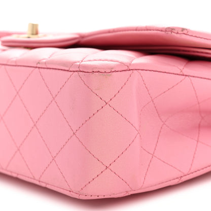 Chanel Iridescent Calfskin Quilted Medium Double Flap Pink 10 of 13