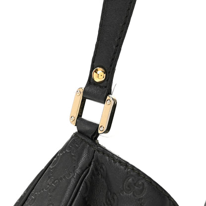 Gucci Guccissima Large New Ladies Web Hobo Black 13 of 14