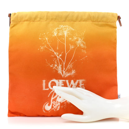 Loewe Canvas Paula's Ibiza Fennel Drawstring Pouch Orange Multicolor 2 of 8