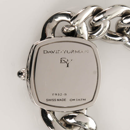 David Yurman Stainless Steel Diamond 23mm Albion Quartz Watch Black 4 of 9