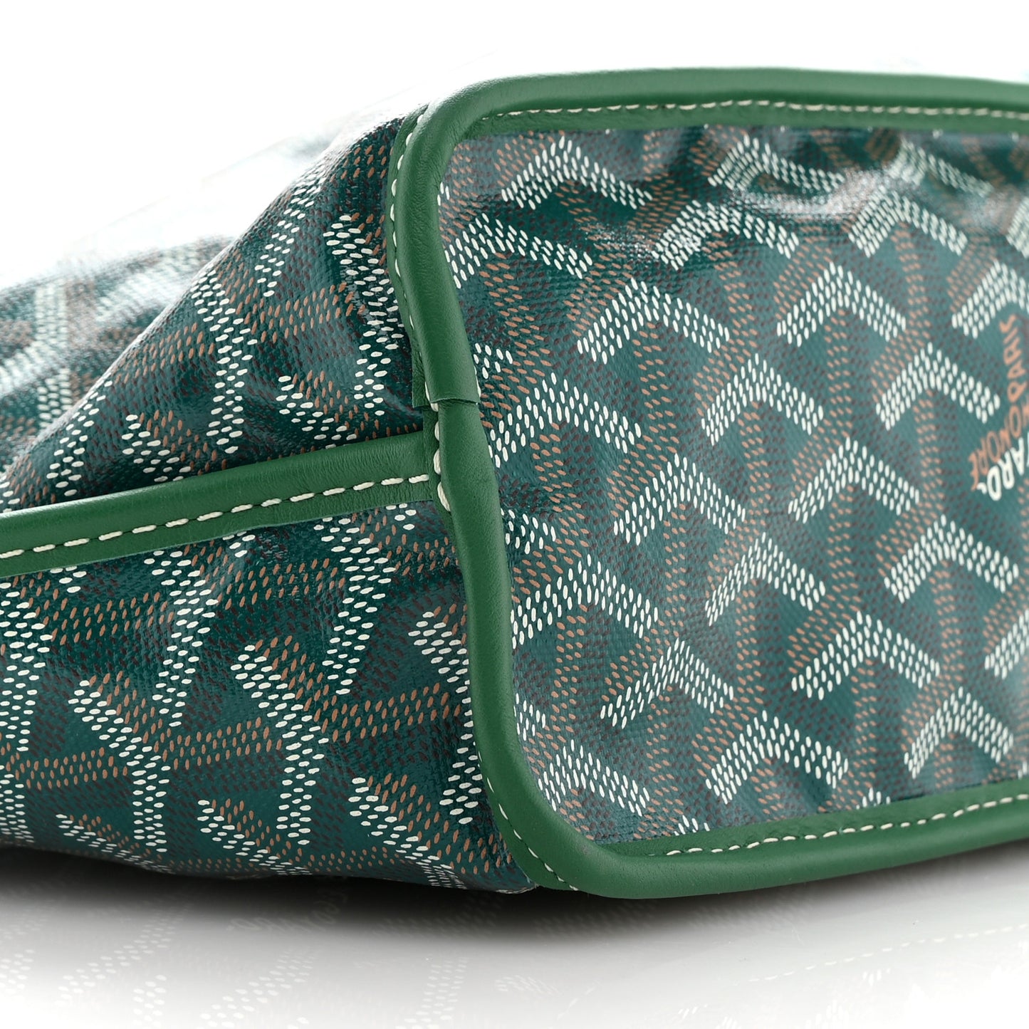Goyardine Reversible Mini Anjou Green