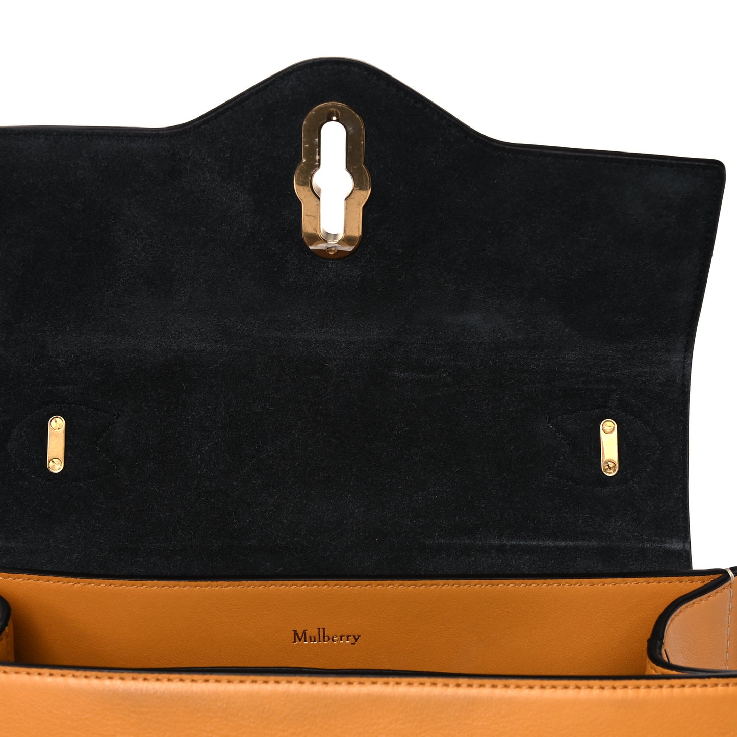 Silky Calfskin Small Seaton Deep Amber