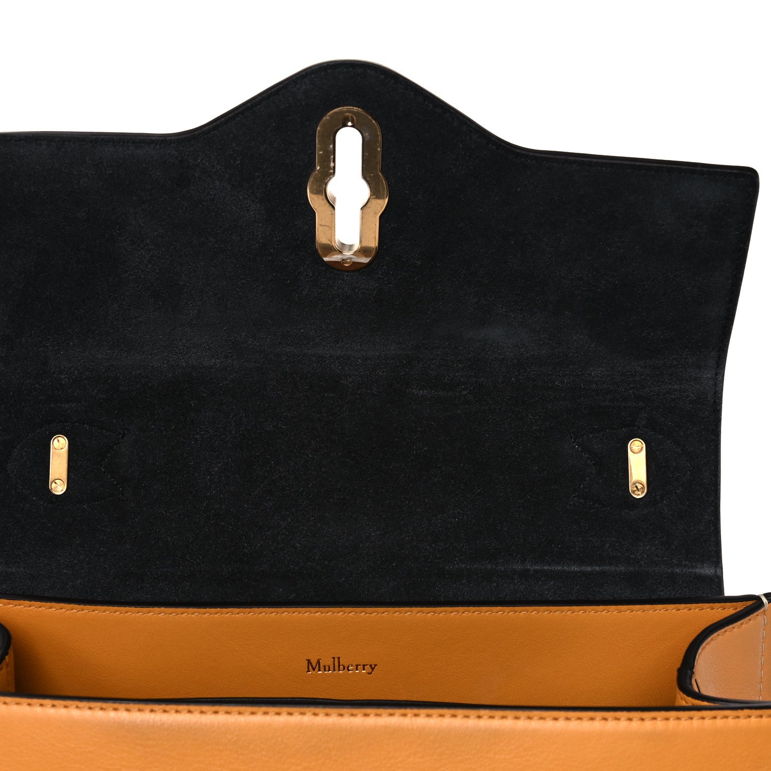 Mulberry Silky Calfskin Small Seaton Deep Amber 13 of 14