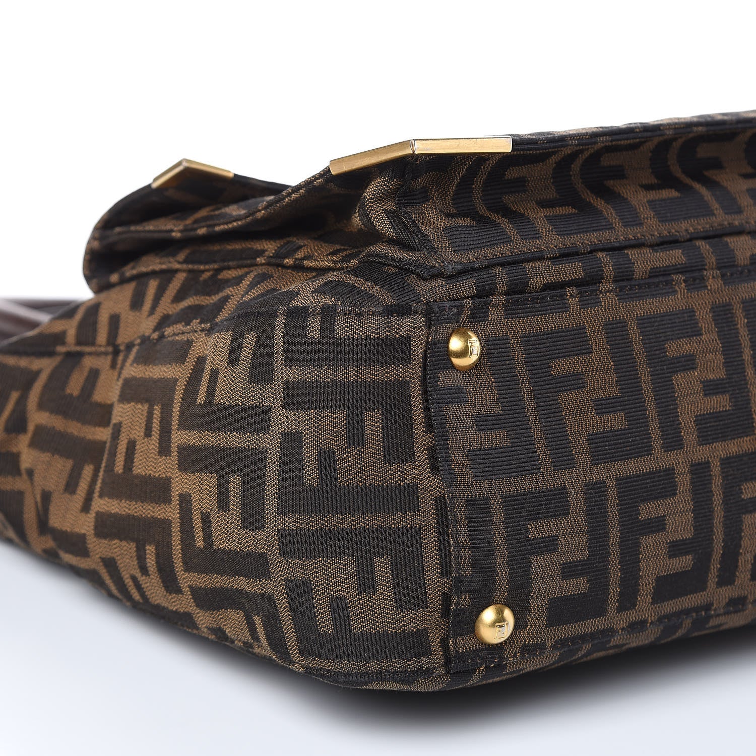 Fendi Zucca Satchel Tobacco 8 of 14