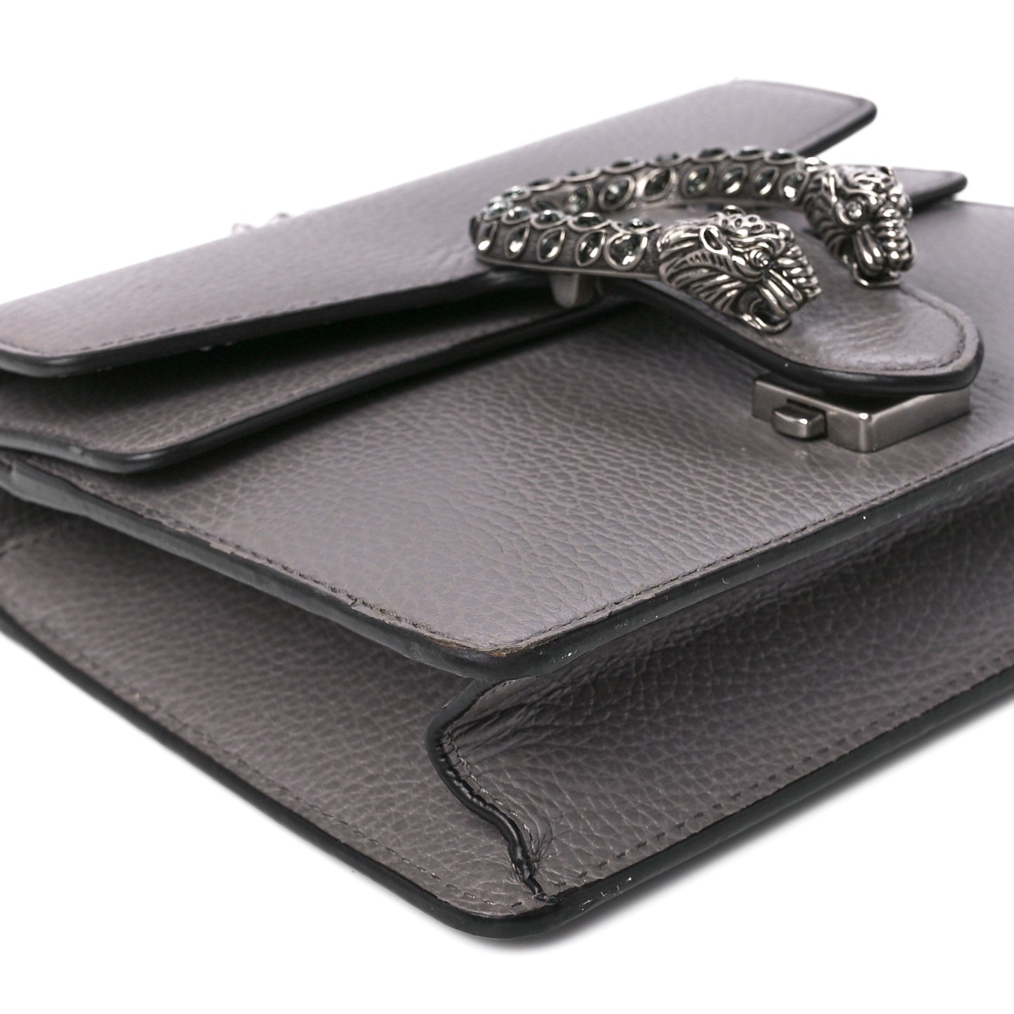 Calfskin Mini Dionysus Shoulder Bag Dusty Grey