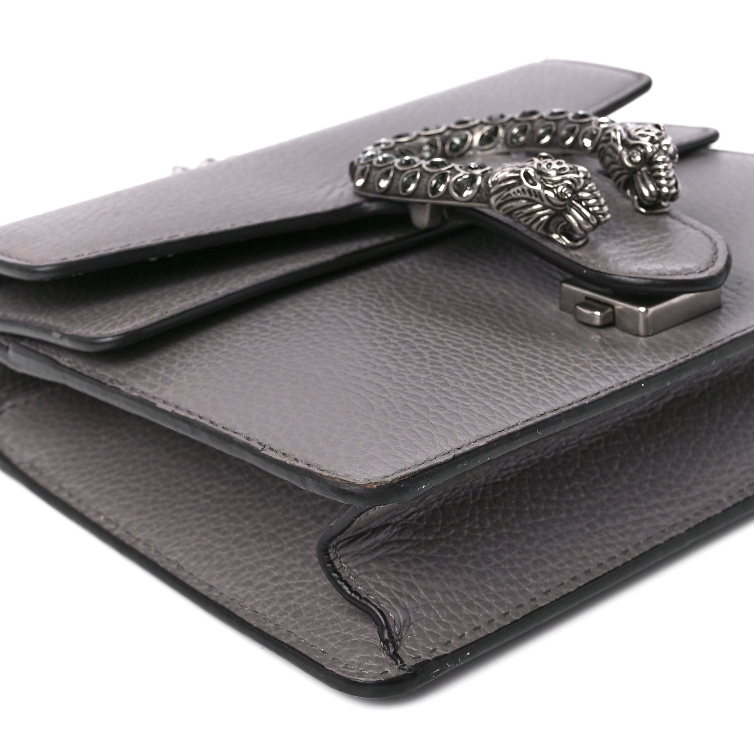 Gucci Calfskin Mini Dionysus Shoulder Bag Dusty Grey 12 of 14