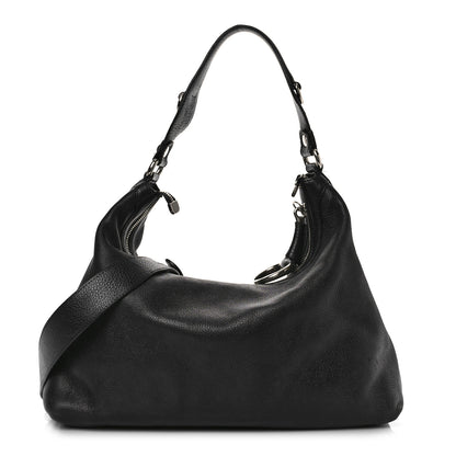 Gucci Calfskin Icon Bit Medium Hobo Black 1 of 14