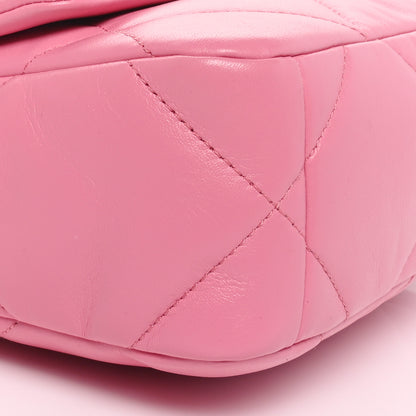 Chanel Lambskin Quilted Medium Chanel 19 Flap Pink 9 of 11