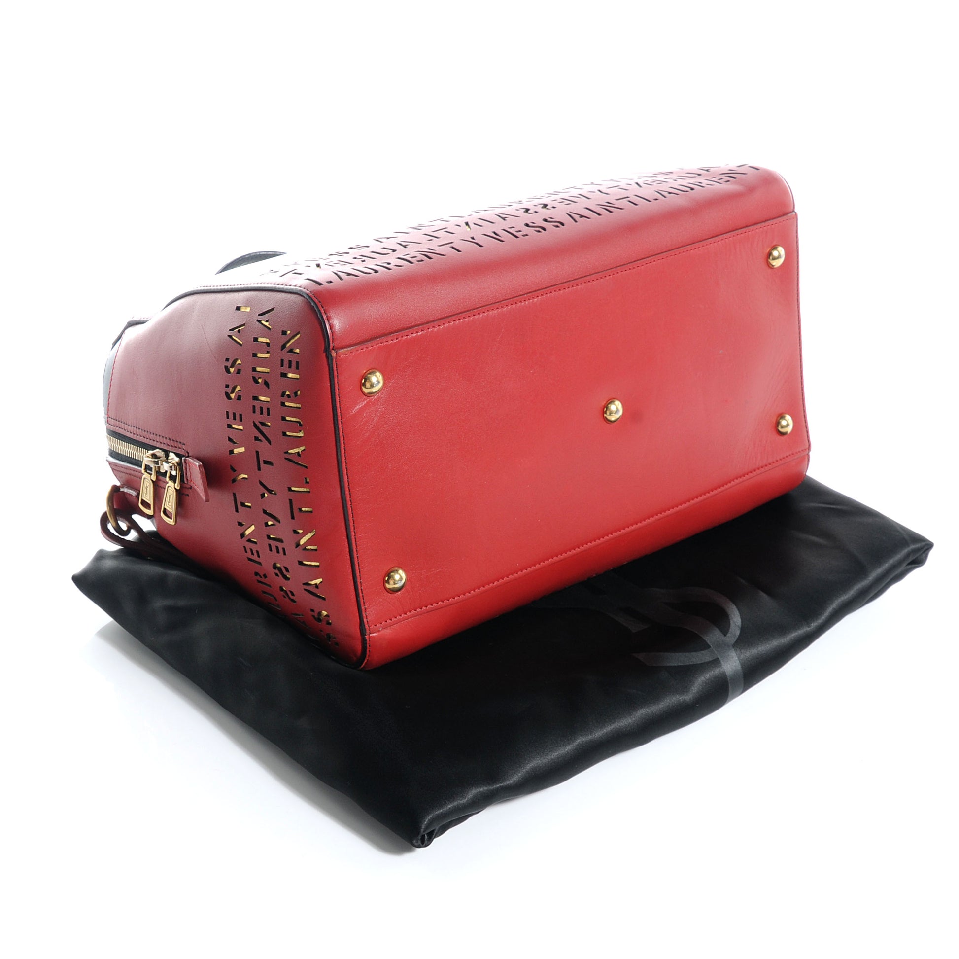 Saint Laurent Calfskin Sac Flirty Poppy 4 of 7
